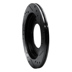 Chevrolet Tracker Brake Rotor (1) - Front Left - R1 Concepts - Drilled & Slotted - Black - `99-`04